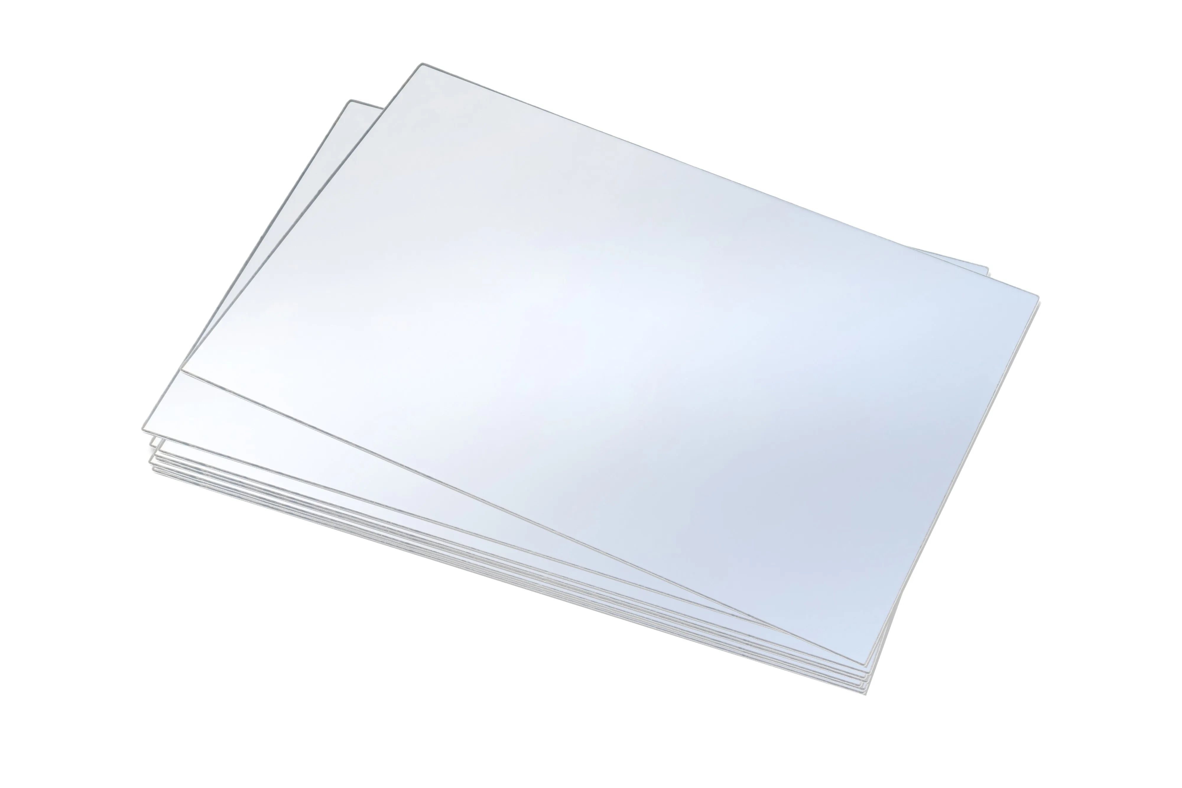 10PK Plastic Mirrors, 8 x 6 Inch - Multi Use