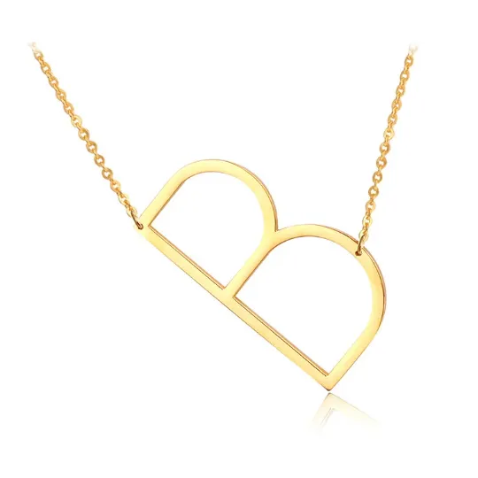 18K Gold-Filled Letter Necklace