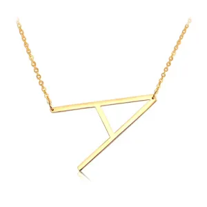 18K Gold-Filled Letter Necklace