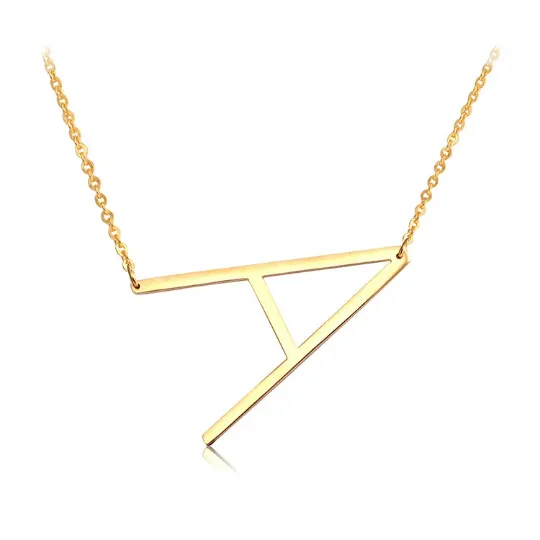 18K Gold-Filled Letter Necklace