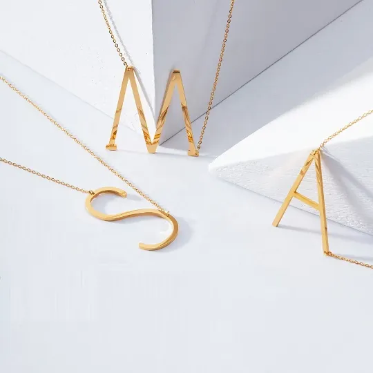 18K Gold-Filled Letter Necklace