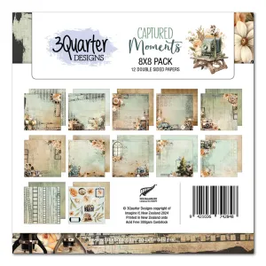 3Quarter Designs Captured Moments 8x8 Paper Pack