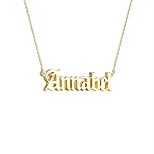 Annabel Style Personalized Nameplate