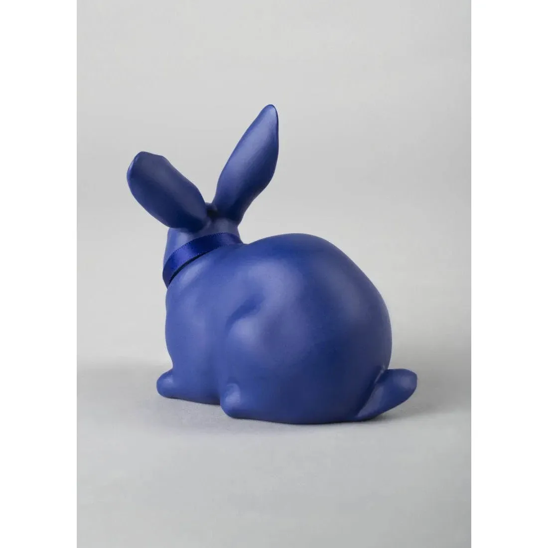 Attentive Bunny - Blue-Gold (Lladro Special Order)