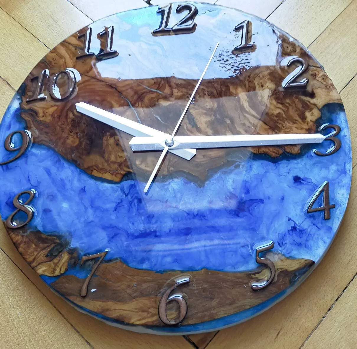 Clocks for wall, Resin Wall Clock, Wall Clock, Wall art, Wall Decor, Wooden Clock, Large wall clock, Large wall clock