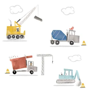 Construction Zone Wall Decals