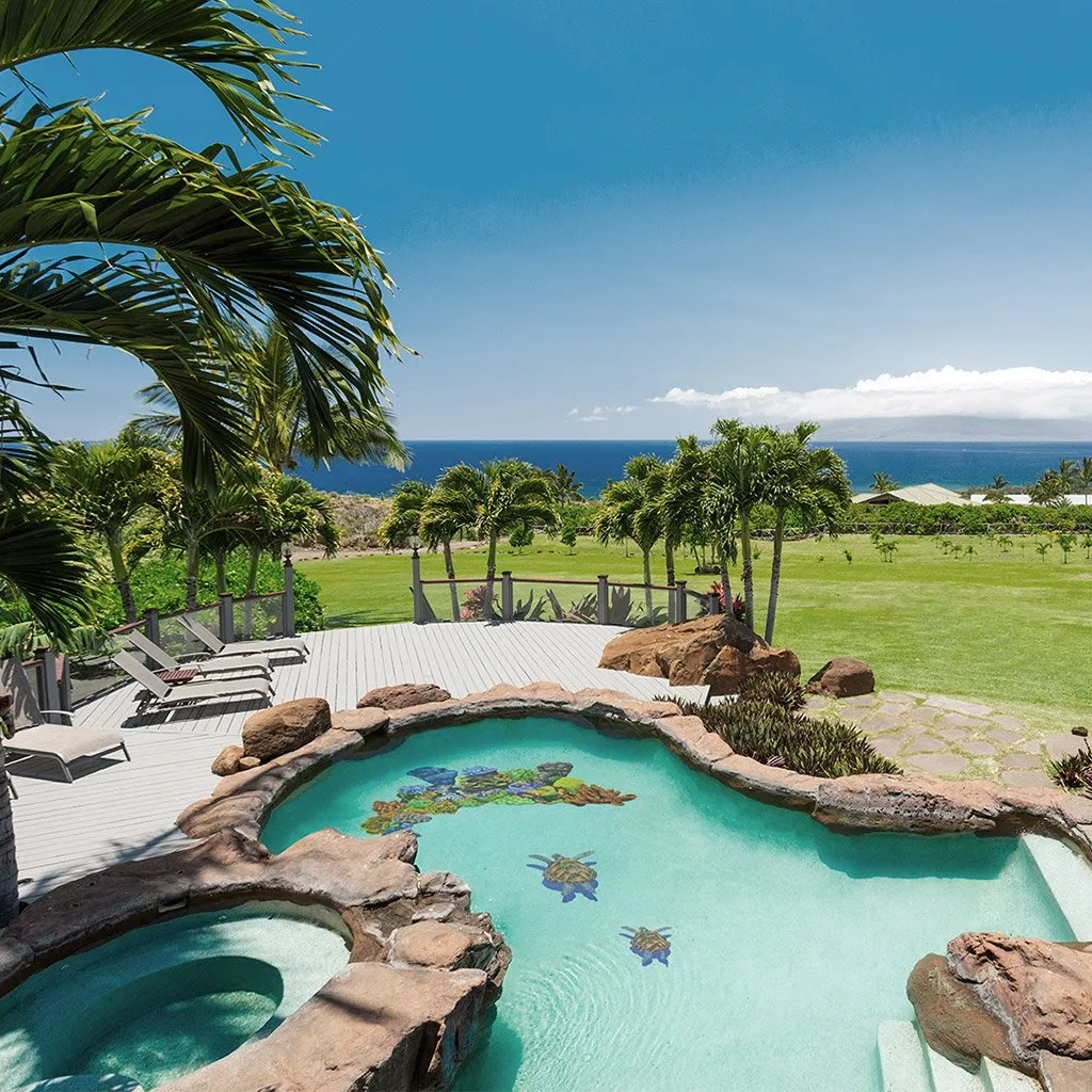 Coral Reef, Topview - Pool Mosaic