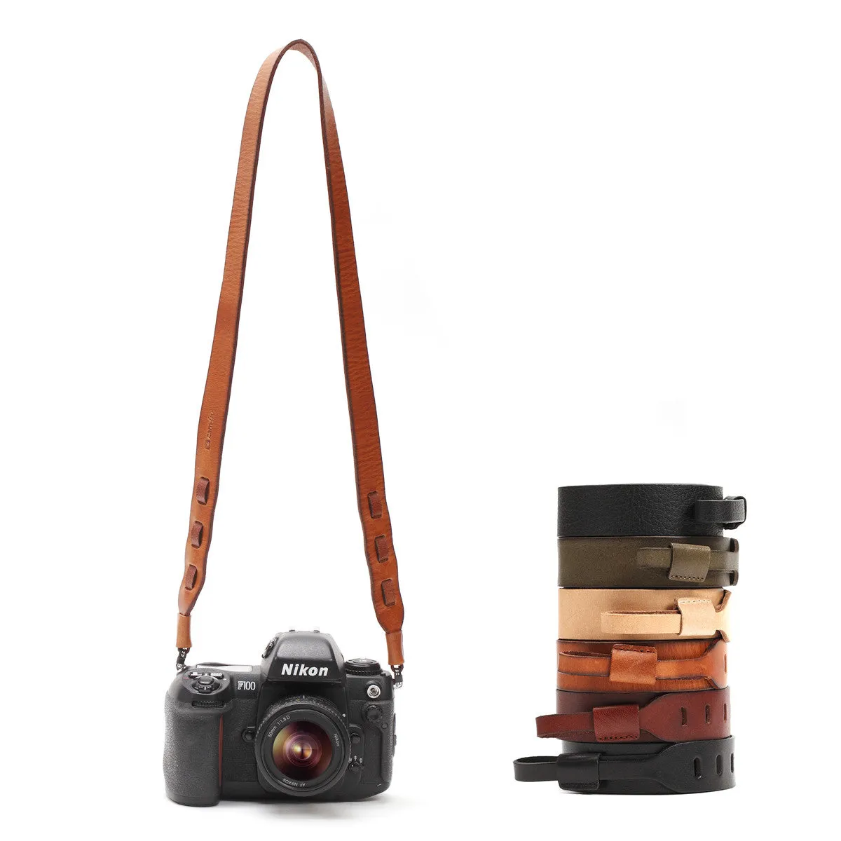 Cowhide Handmade DSLR Leather Camera Strap - CS191