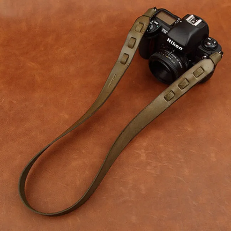 Cowhide Handmade DSLR Leather Camera Strap - CS191