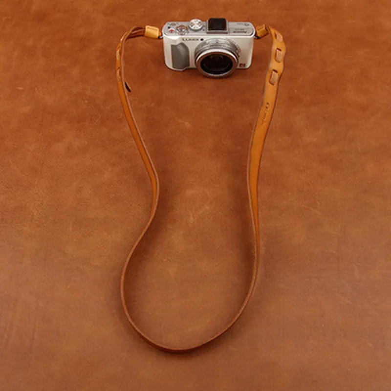 Cowhide Handmade DSLR Leather Camera Strap - CS191