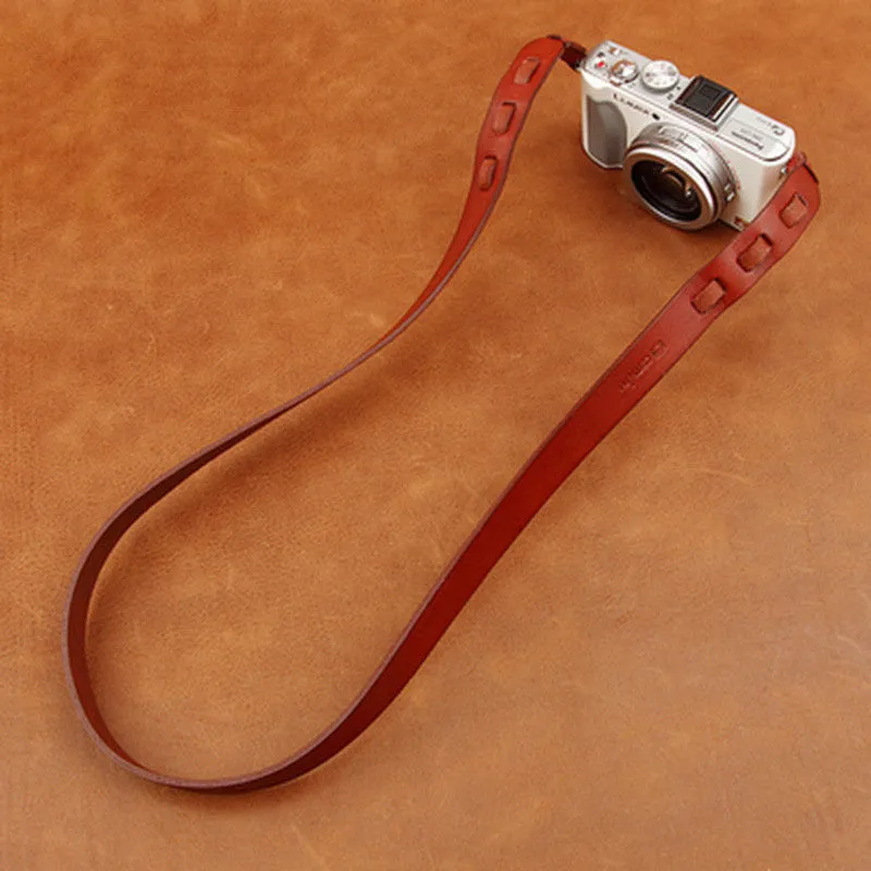 Cowhide Handmade DSLR Leather Camera Strap - CS191