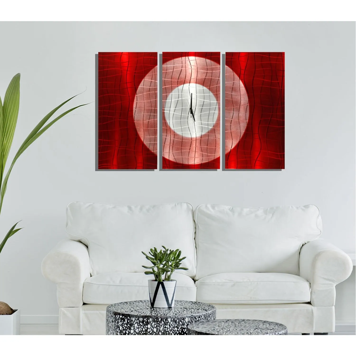 Crimson Moon Clock