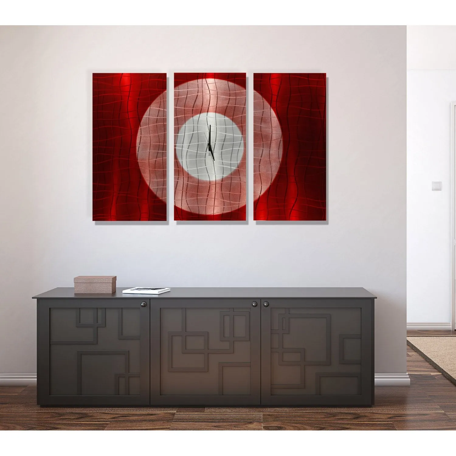 Crimson Moon Clock