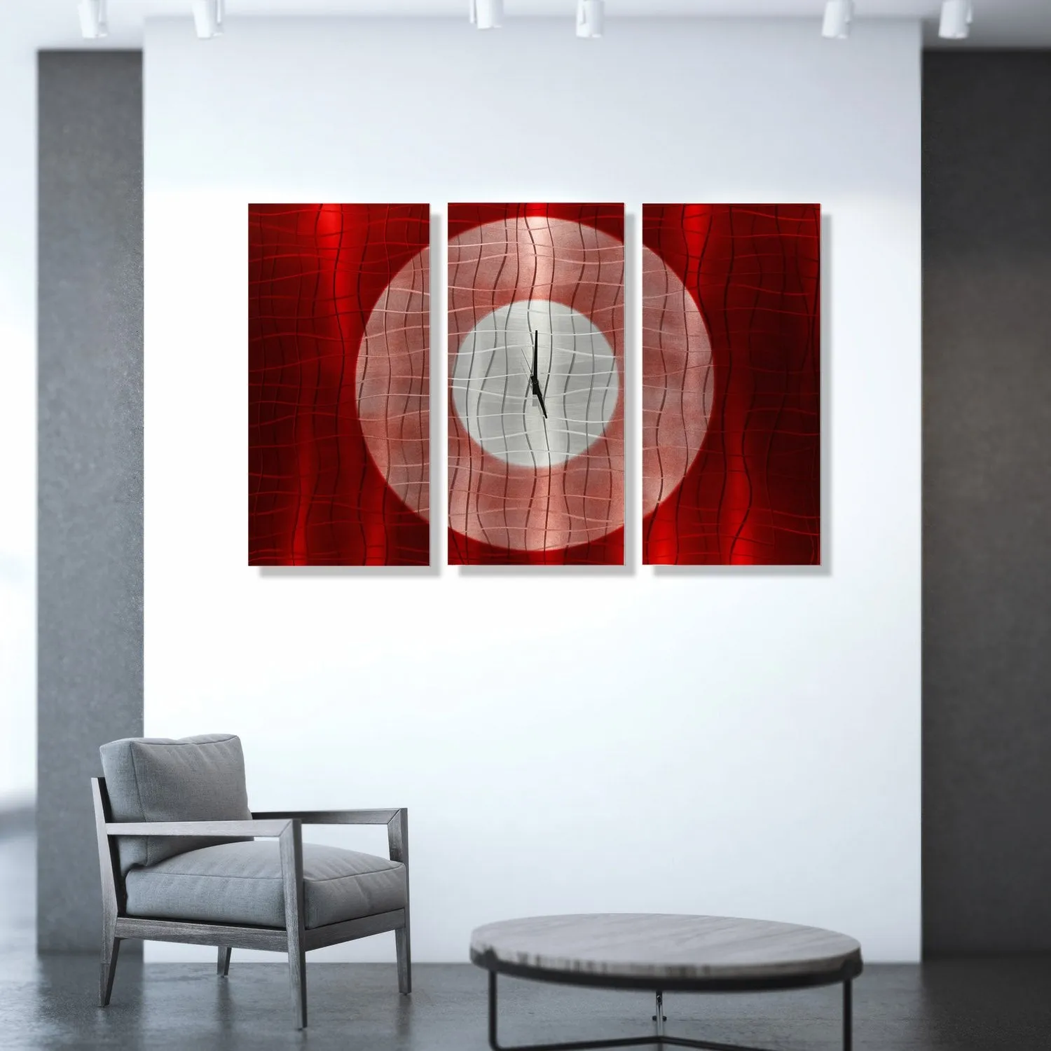 Crimson Moon Clock