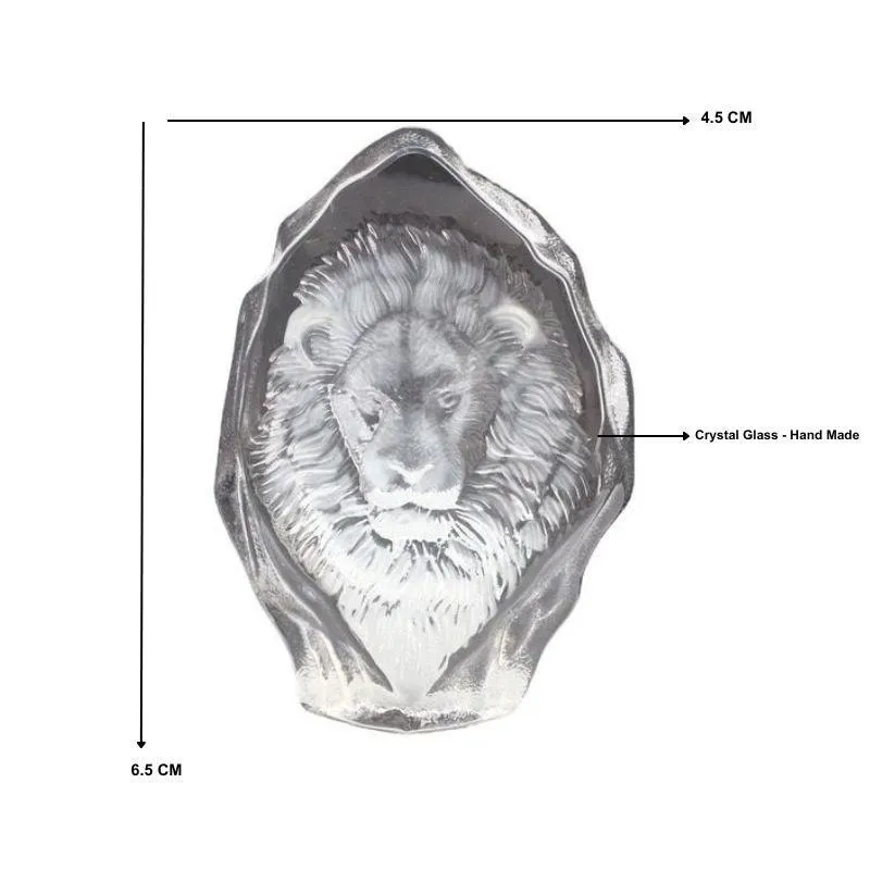 CRYSTAL LION FACE