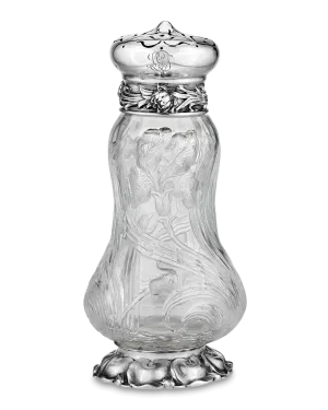 Engraved Muffineer Bottle by Hawkes