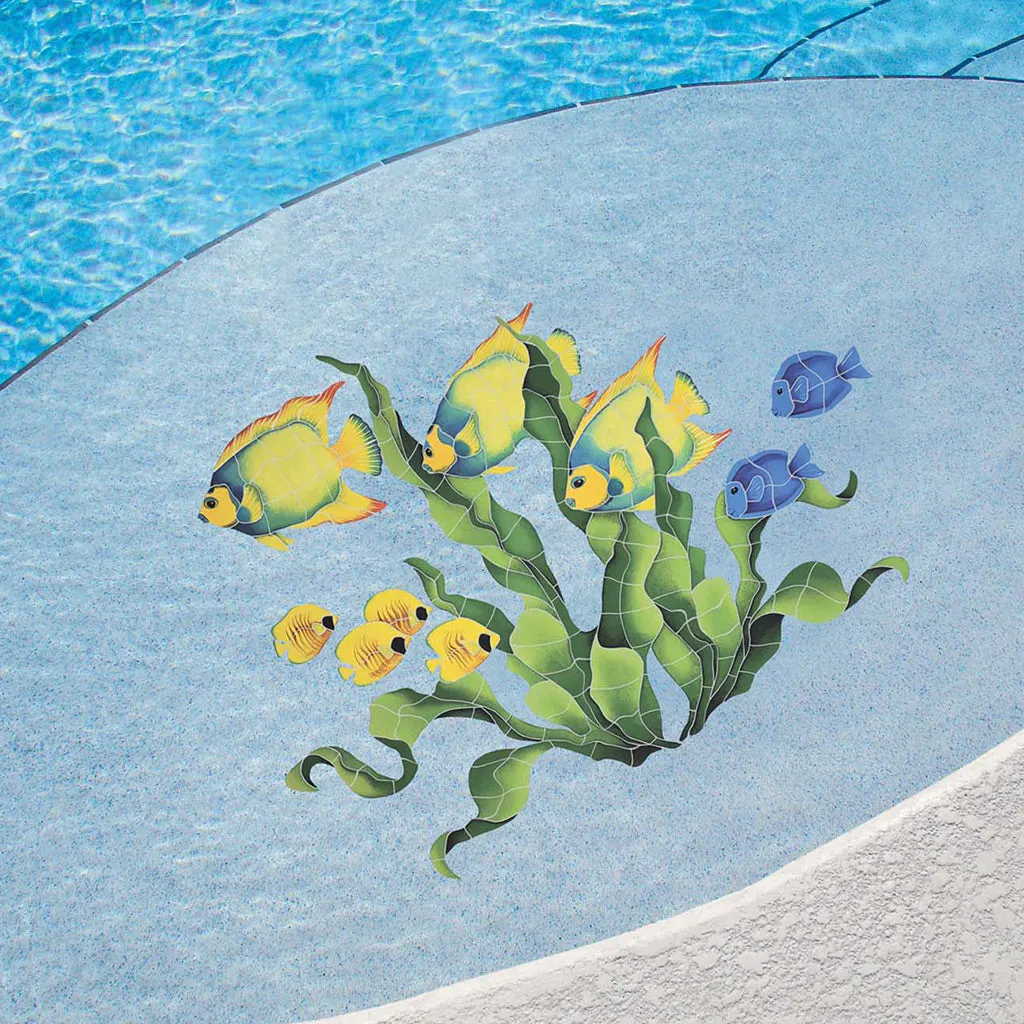 Fish Group - Pool Mosaic