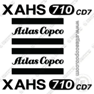 Fits Atlas Copco XAHS710 CD7 Decal Kit Air Compressor