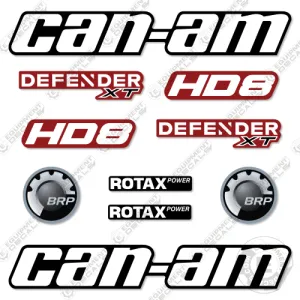 Fits Can-Am Defender XT HD8 Decal Kit ATV