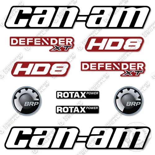 Fits Can-Am Defender XT HD8 Decal Kit ATV