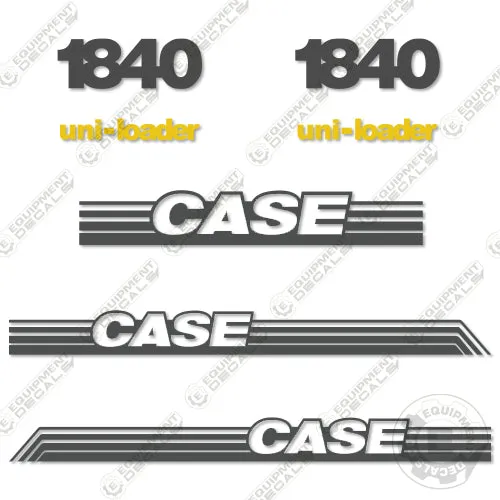 Fits Case 1840 Decal Kit Skid Steer