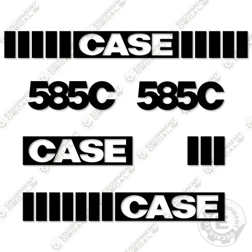 Fits Case 585C Decal Kit Skid Steer