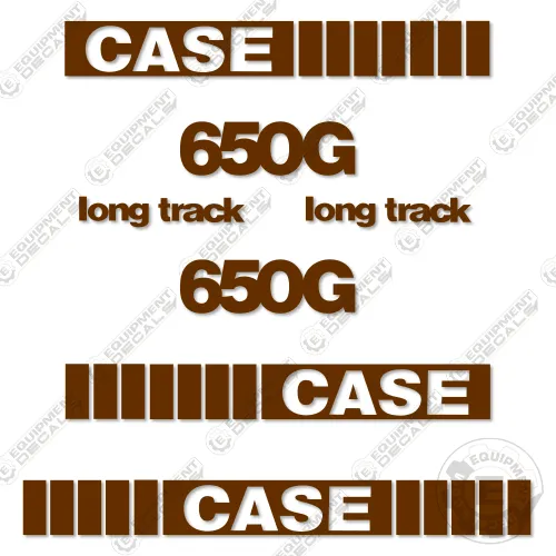 Fits Case 650G Decal Kit Dozer - Older Style