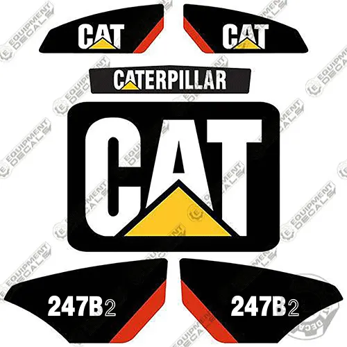 Fits Caterpillar 247B2 Decal Kit Skid Steer