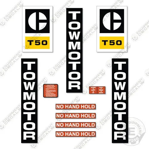 Fits Caterpillar T50 Towmotor Decal Kit Forklift