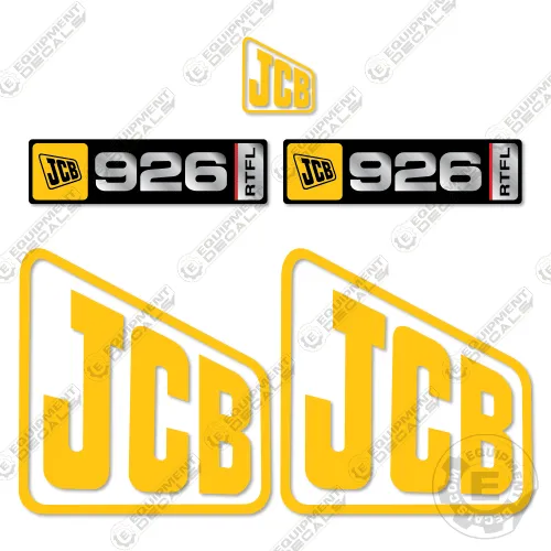 Fits JCB 926RTFL Decal Kit Forklift