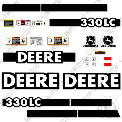 Fits John Deere 330 LC Excavator Decal Kit