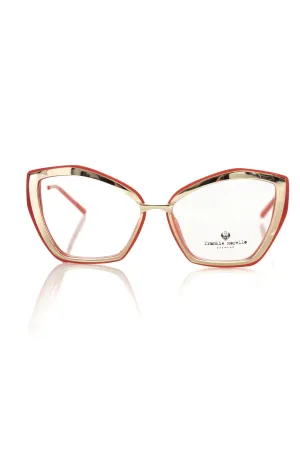 Frankie Morello Chic Butterfly Model Eyeglasses with Gold Accents