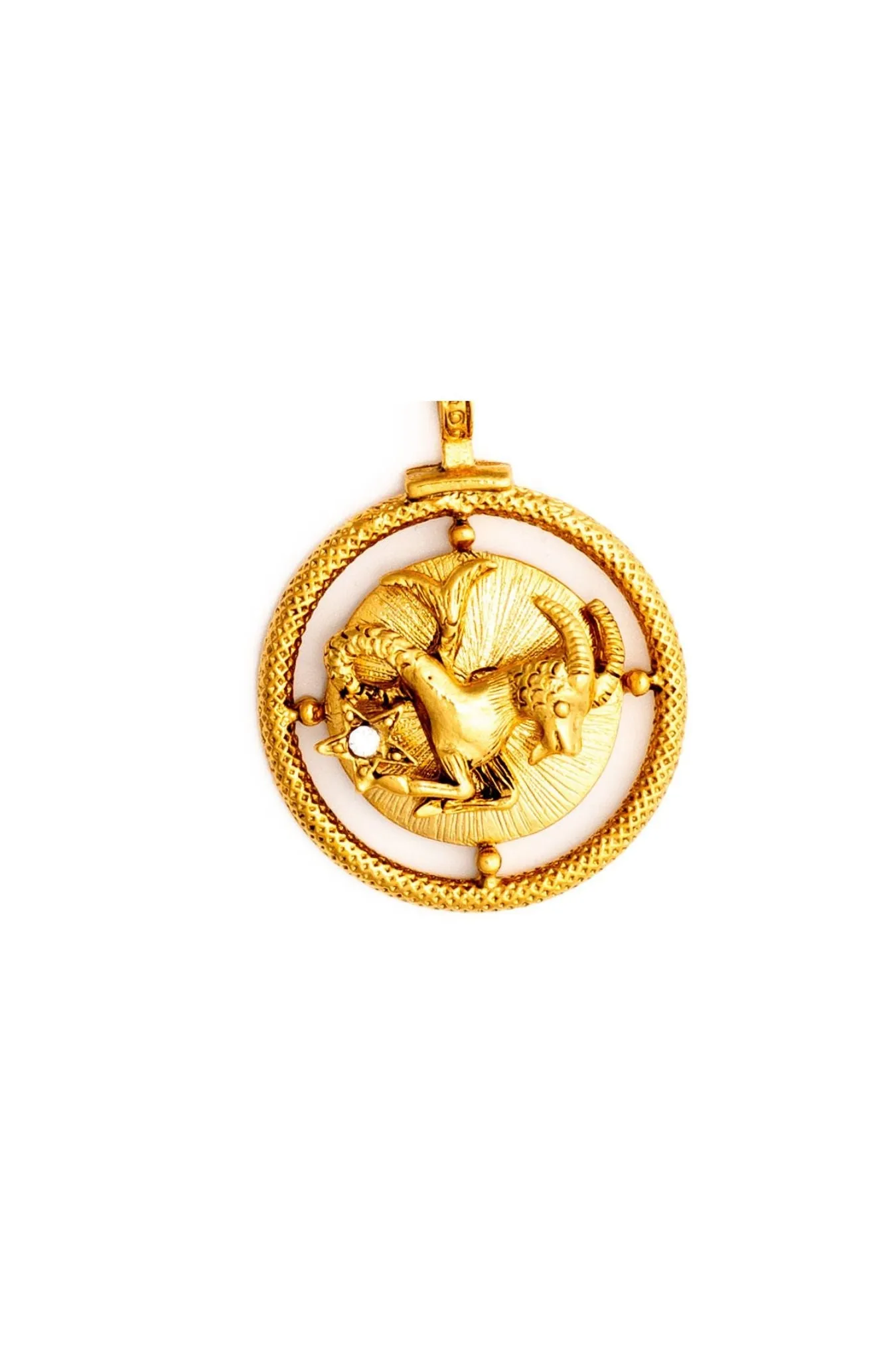 Golden Zodiac Charm