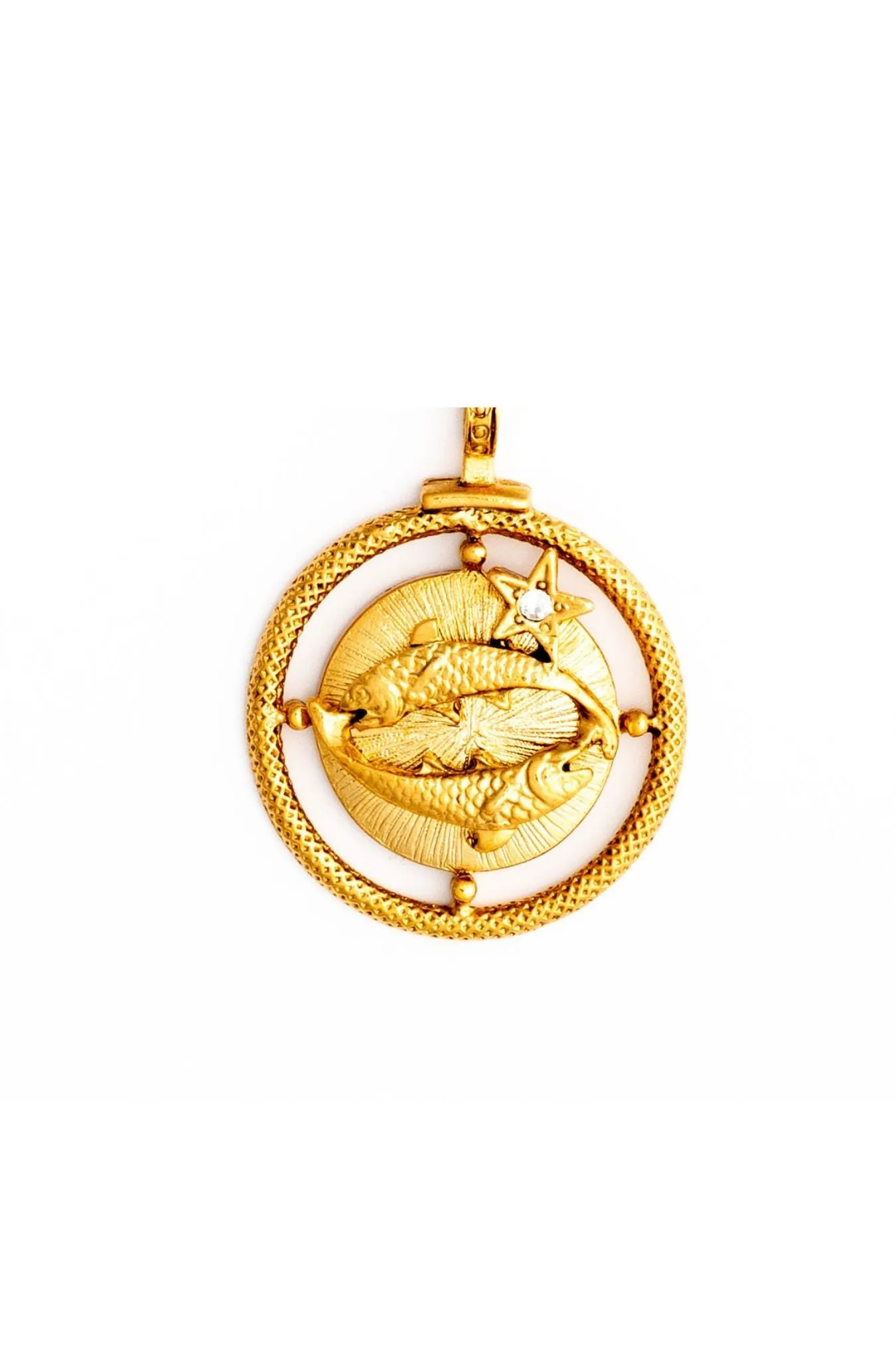 Golden Zodiac Charm