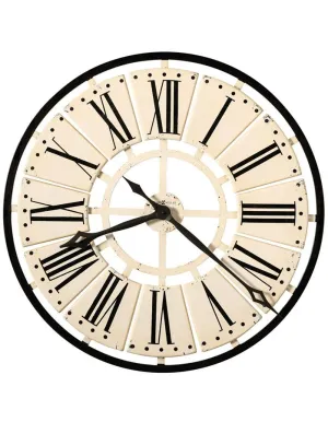 Howard Miller Pierre Oversized Wall Clock - White Panels - Roman Numerals