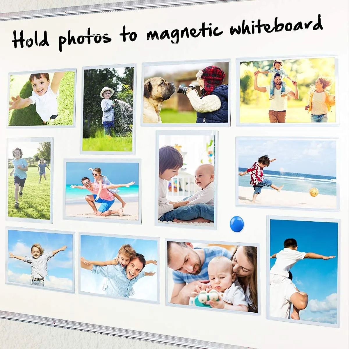 iCONY Magnetic Photo Frame (Size :(6X4) Inches, Pack of 10) - An Awesome Gifts for Family and Friends. It Can Be Used On Refrigerator/Fridge/Any Metal Surface,Magnet Image Holder