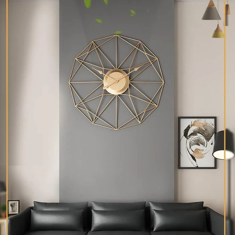 Iron Art Silent Wall-Mounted Clock