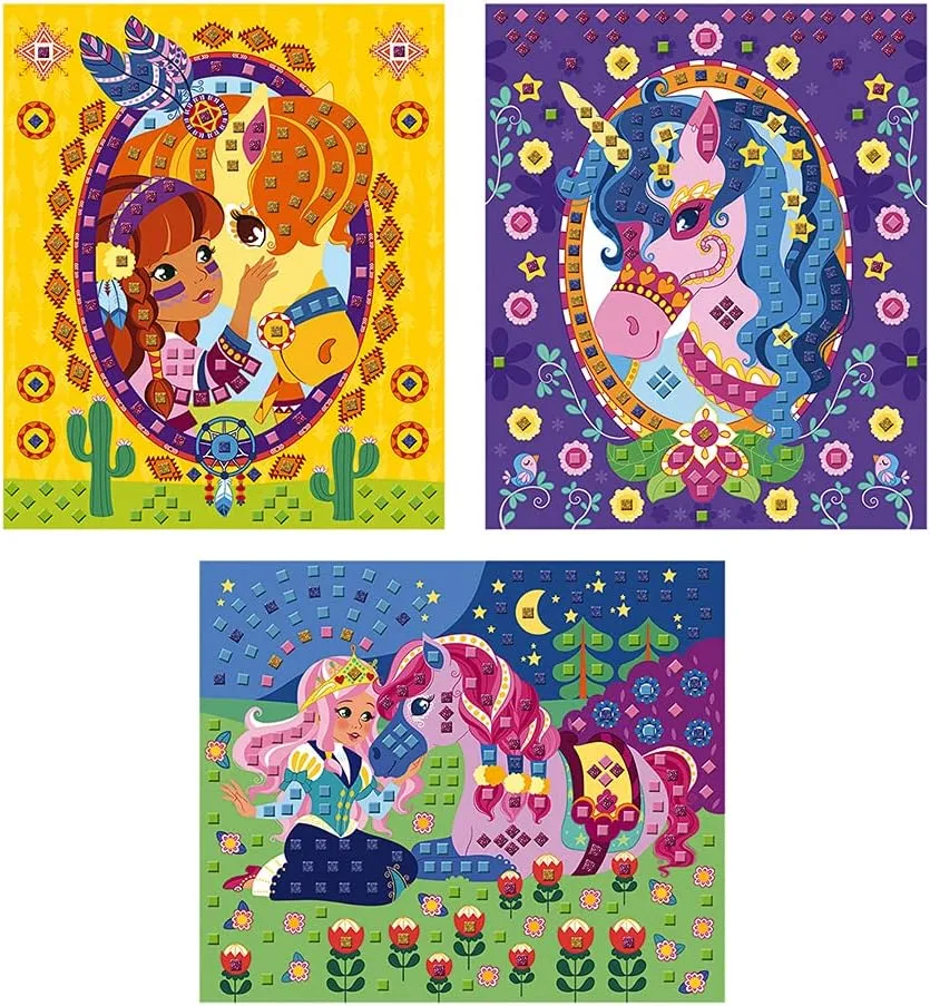 Janod Mosaics Ponies and Unicorns