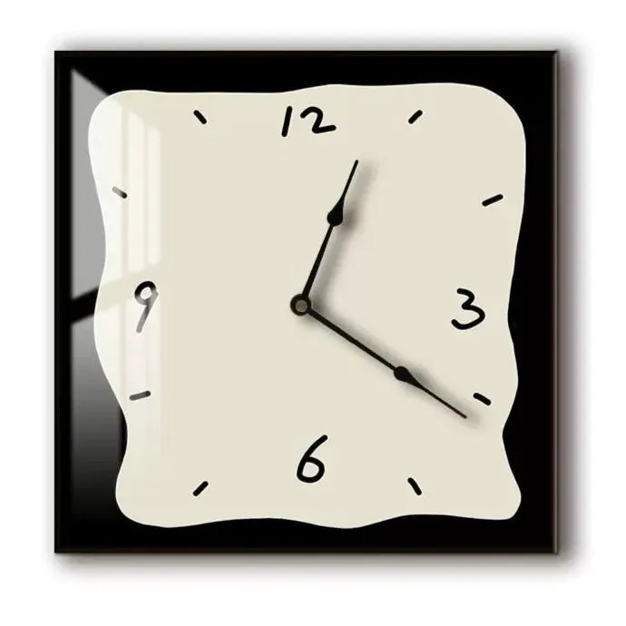 Korean Graffiti Cartoon Art Wall Clock