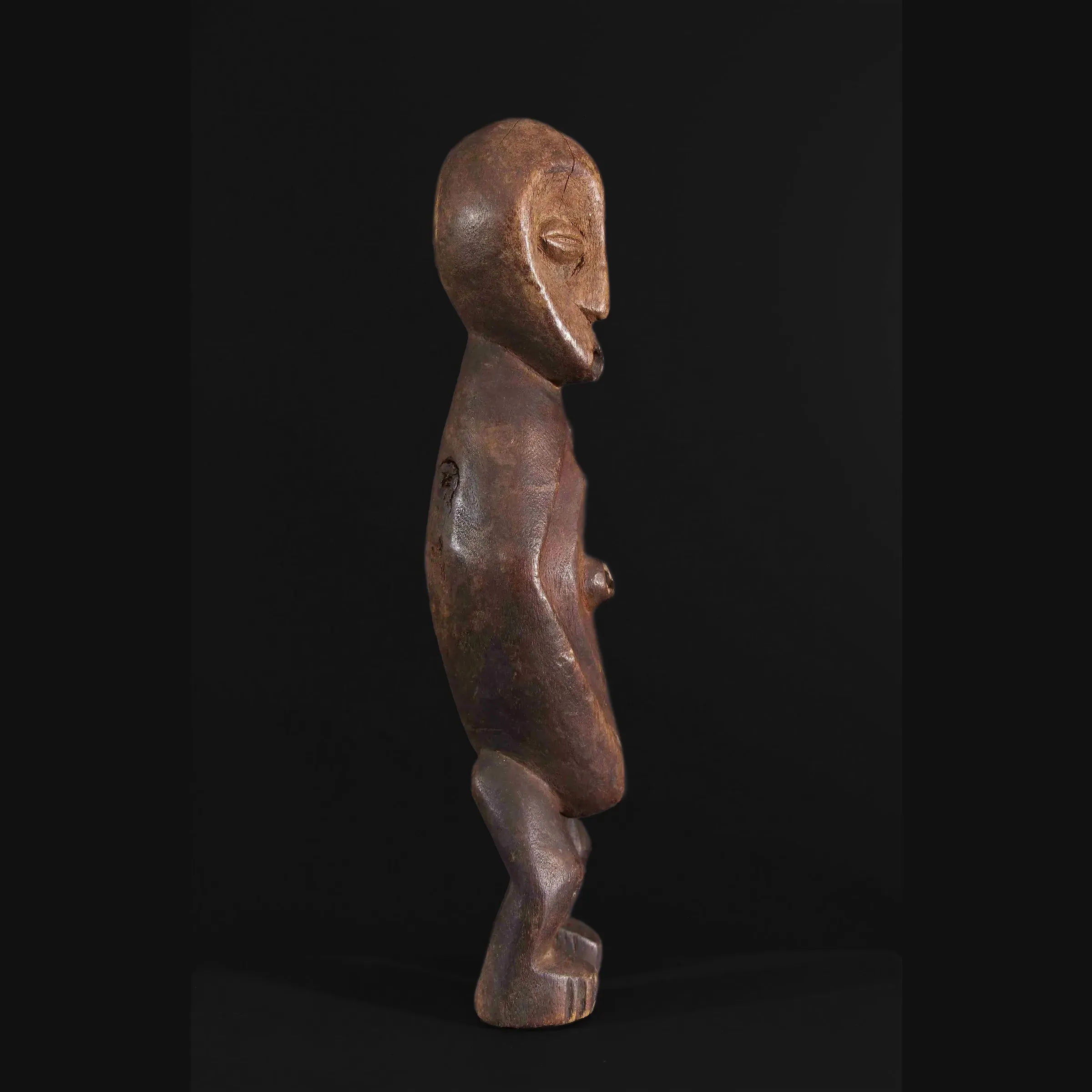 Lega Bwami Wooden Figure, Congo #11