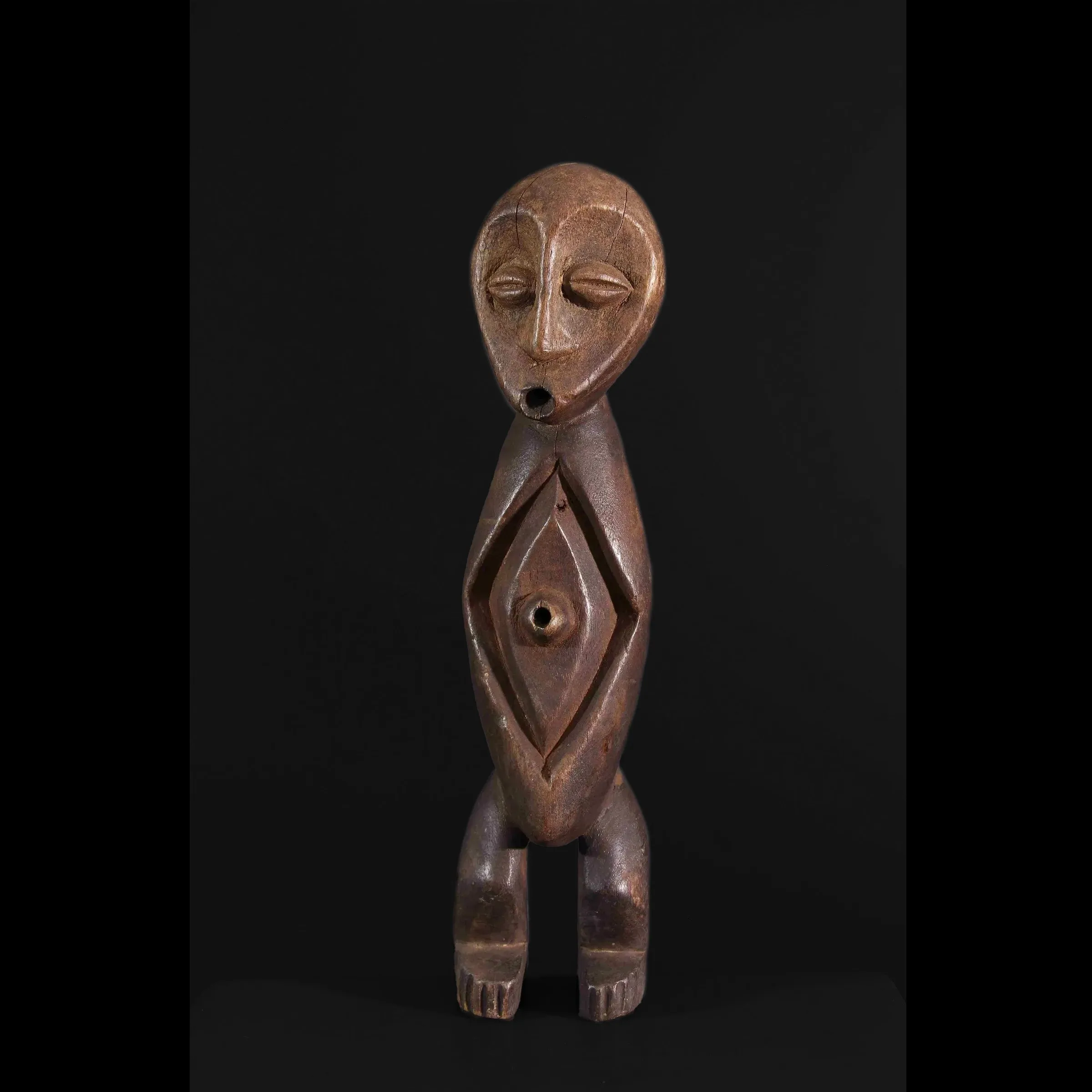 Lega Bwami Wooden Figure, Congo #11