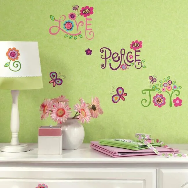 Love, Joy, Peace Wall Decals