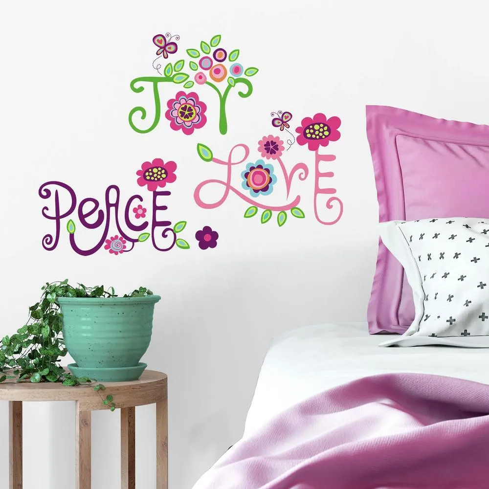 Love, Joy, Peace Wall Decals