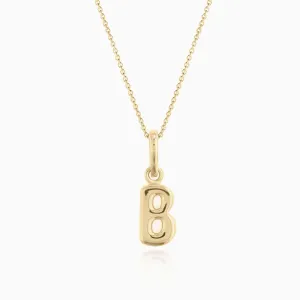 Love Letter Bubble Font Pendant