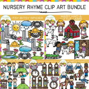 Nursery Rhyme Clip Art Bundle