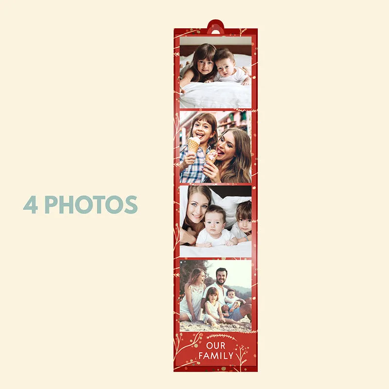 Personalized Photo Token Christmas Ornament