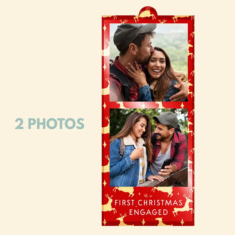 Personalized Photo Token Christmas Ornament