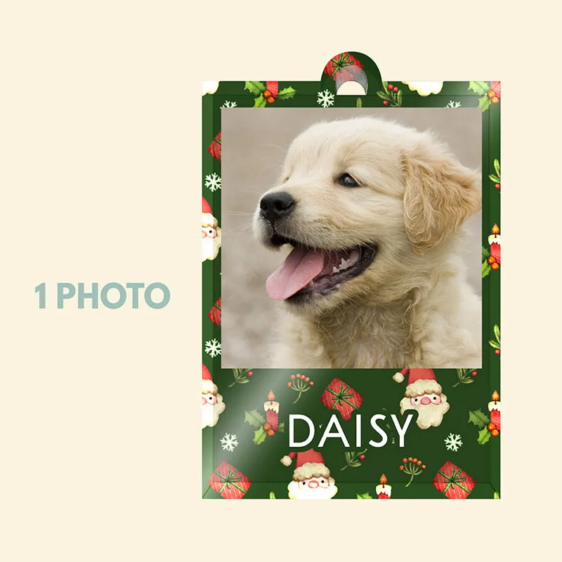 Personalized Photo Token Christmas Ornament