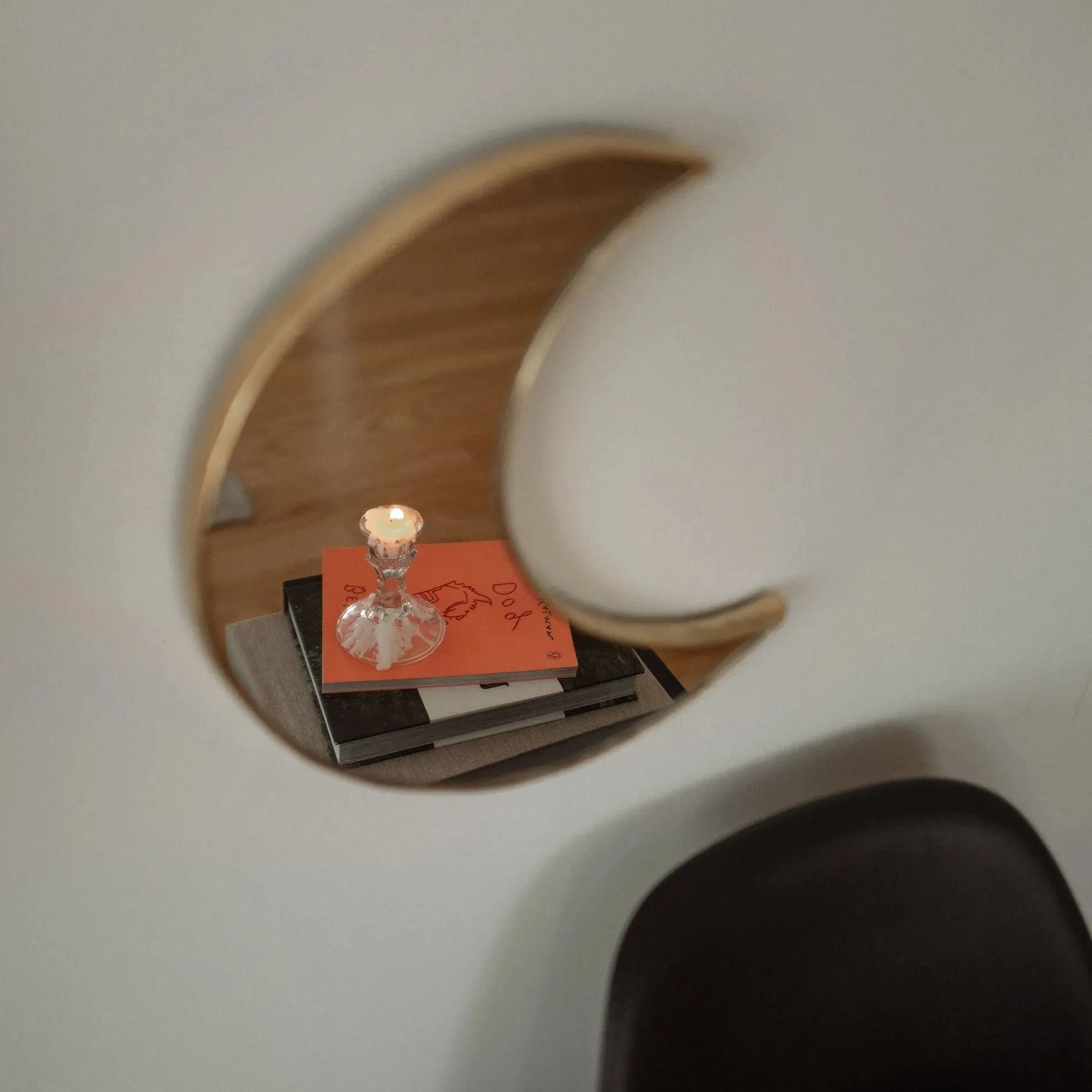 Peruvian Wall Mirror - Crescent Moon