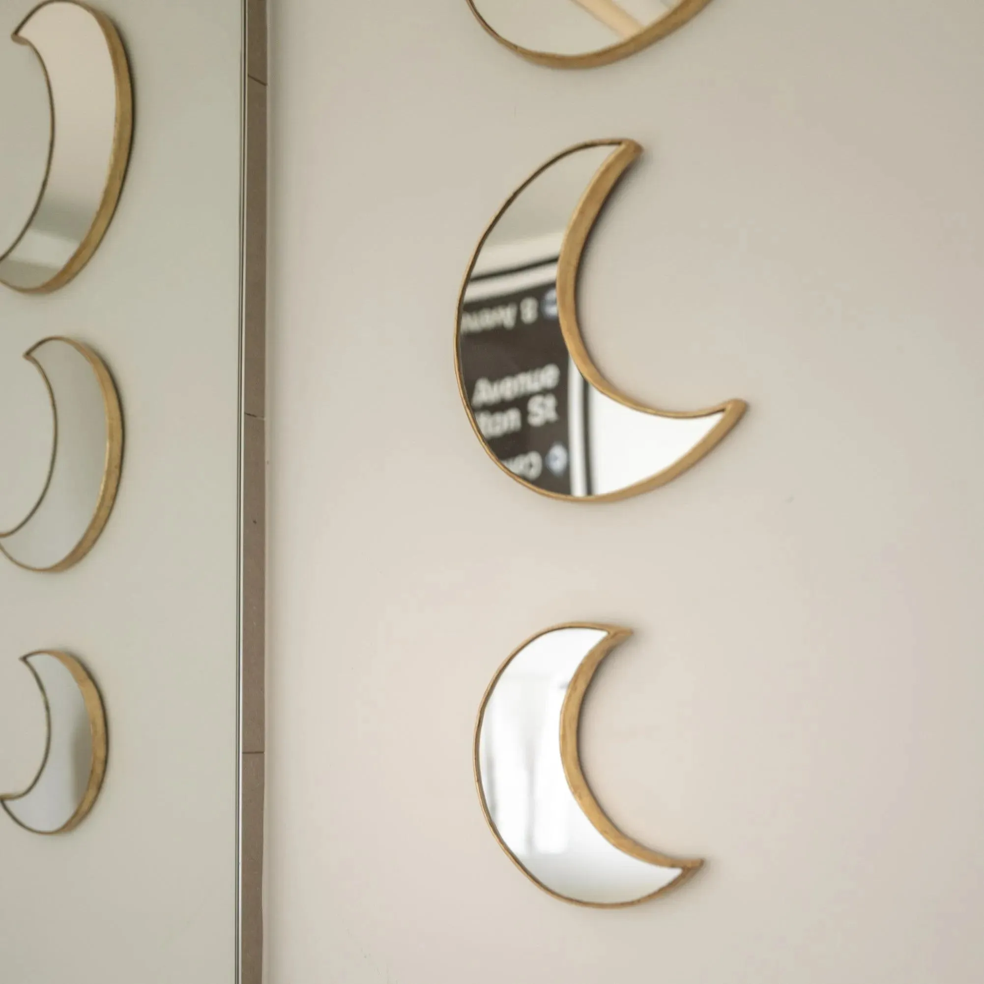 Peruvian Wall Mirror - Crescent Moon